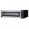 Electric glass door pizza oven for 6 pizzas, digital panel, 1 chamber L.108 x D.72 cm