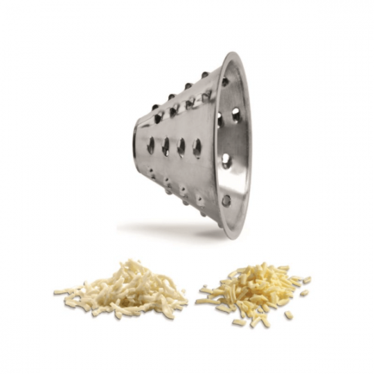 Stainless steel cone with 7 mm hole for mozzarella