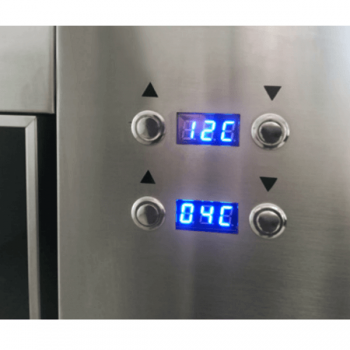 Azotatrice spillatore per vini con erogatore per 4 bottiglie | 65 x 32,5 x 61 h cm