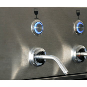 Nitrogen dispenser for wines with dispenser for 4 bottles | 65 x 32.5 x 61 h cm