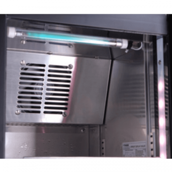 Frigo vetrina per conservazione carne 160 L | 39 x 47,5 x H 188 cm