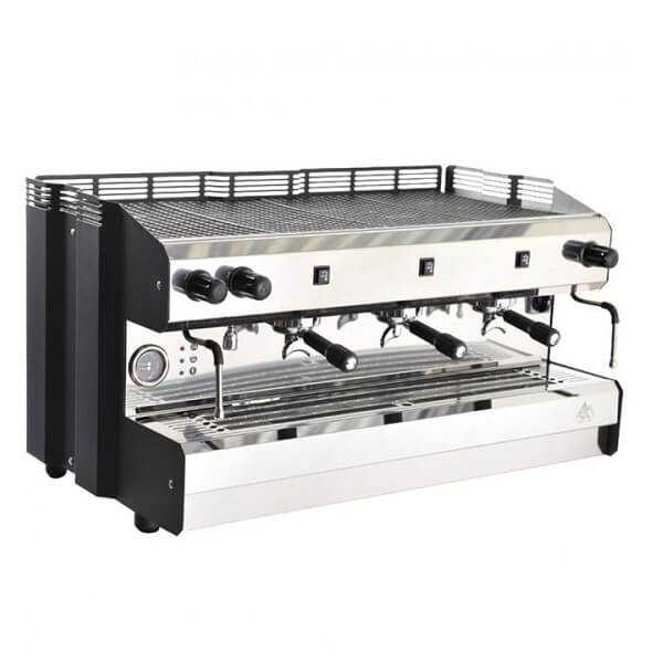 Macchina per caffè professionale, 3 gruppi, semiautomatica