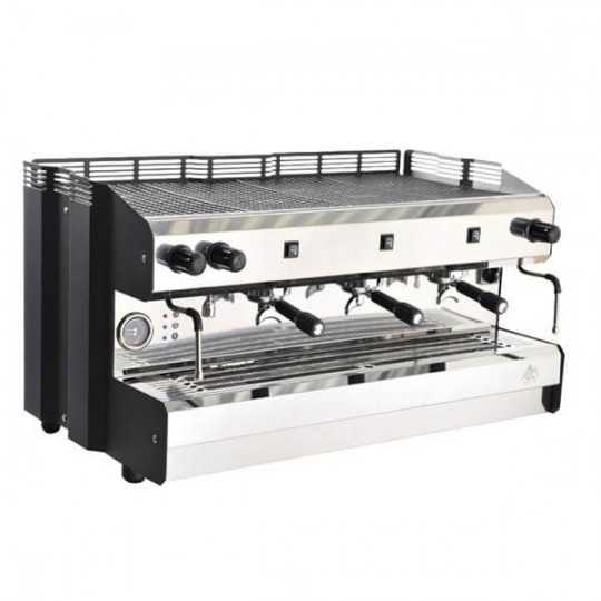 Machine à café professionnelle, 3 groupes, semi-automatique