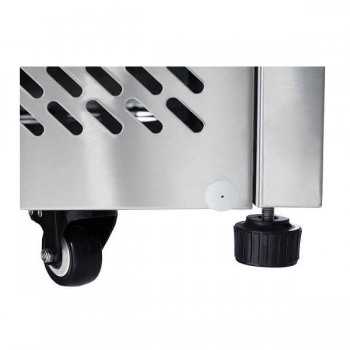 Saladette 3 porte con piano in acciaio inox, classe A | 136,5 x 70 x 94 H cm