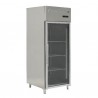 GN 2/1 freezer cabinet with glass door 650 L | 74 x 83 x 201 H cm