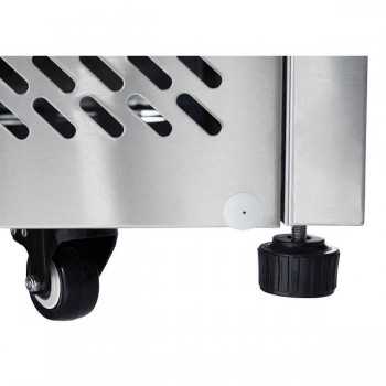 2-door Saladette with condiment holder | 90 x 70 x 95 H cm