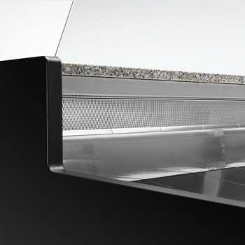 Mesetas food refrigerated counter for meat and gastronomy, depth 98 cm