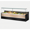 Comptoir réfrigéré Mesetas pour viandes et charcuteries, profondeur 98 cm