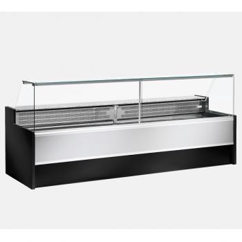 Mesetas food refrigerated counter for meat and gastronomy, depth 98 cm