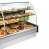 Colorado pastry refrigerated counter with curved glass, depth 98 cm