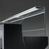 Patagonia food refrigerated counter for meat and gastronomy with straight glass, depth 91 cm