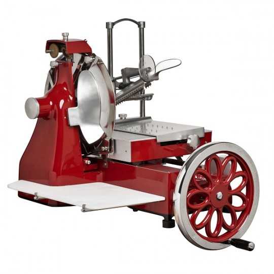 Slicer with flowered flywheel, 35 cm blade