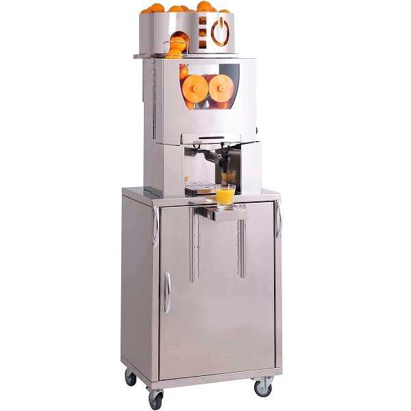 Self-service juicer 25 oranges per minute