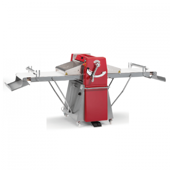 Machine à pâtes professionnelle avec commande à pédale, largeur de bande 50 cm, réglage manuel