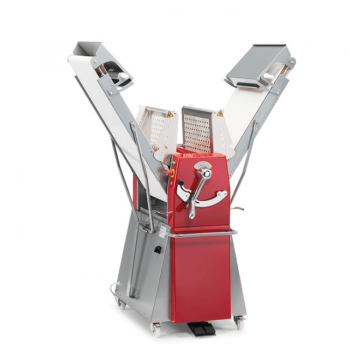 Machine à pâtes professionnelle avec commande à pédale, largeur de bande 50 cm, réglage manuel