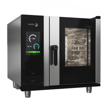 Forno elettrico TOUCH SCREEN convezione vapore con boiler 6 teglie GN 1/1