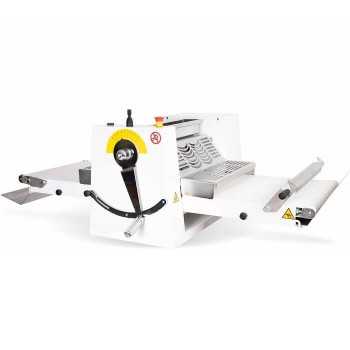 Machine à pâtes électrique de table avec bandes transporteuses, longueur du rouleau 50 cm