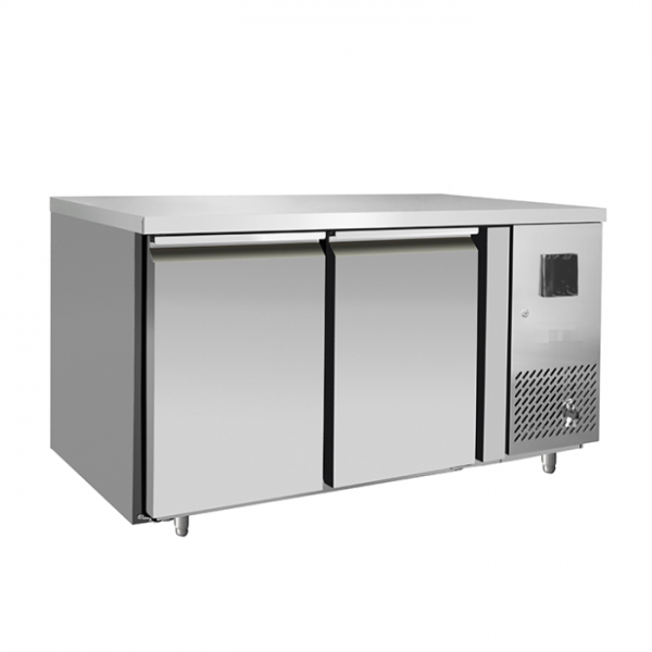 Tavolo refrigerato 2 porte -2° / +8° C classe A | 136 x 70 x 85 H cm