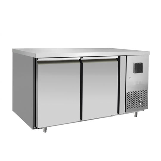 2 door refrigerated table -2° / +8° C class A | 136 x 70 x 85 H cm