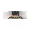 Refrigerated sushi display case with straight glass LS line