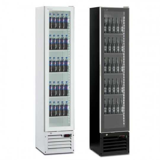 FRIGO VETRINA PER BIBITE 160 L, DISPLAY DIGITALE | 39 x 47,5 x 188 H cm