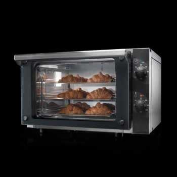 Forno elettrico a convezione manuale 3 teglie GN 2/3 (35,4 x 32,5 cm)