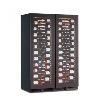 Cantinetta vini doppia temperatura 256 bottiglie | 121 x 69 x 180 H cm