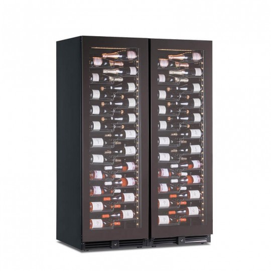 Double temperature wine cellar 256 bottles | 121 x 69 x 180 H cm
