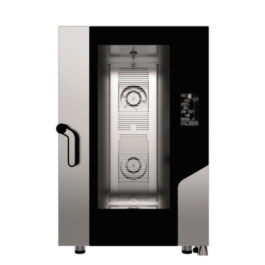 Four électrique numérique combiné vapeur à convection 11 plaques GN 1/1