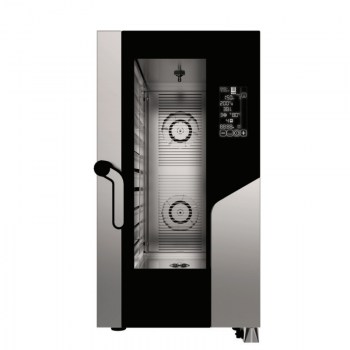 Forno elettrico digitale combinato convezione vapore 10 teglie GN 1/1