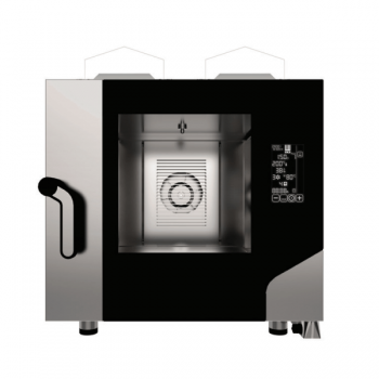 Forno a gas digitale combinato convezione vapore 5 teglie GN 1/1