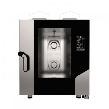 Digital gas oven combined convection steam 7 GN 1/1 trays