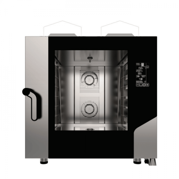 Forno a gas digitale combinato convezione vapore 6 teglie 60 x 40 cm