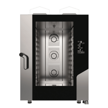 Four à gaz numérique avec convection et vapeur combinées, 10 plaques, 60 x 40 cm