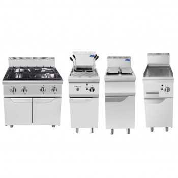 Kit de cuisine à gaz complet, profondeur 70 cm