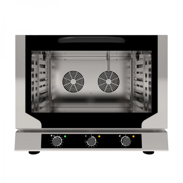 Forno elettrico ventilato a convezione con vapore 4 teglie 60x40 cm