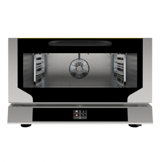 Four électrique à convection tactile avec vapeur, 3 plaques GN 1/1