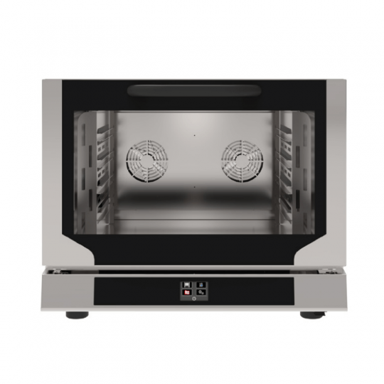 Electric Touch ventilated convection oven with indirect steam, 4 GN 1/1 trays