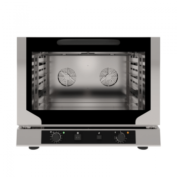 Forno elettrico ventilato a convezione con vapore indiretto e grill 4 teglie 60x40 cm