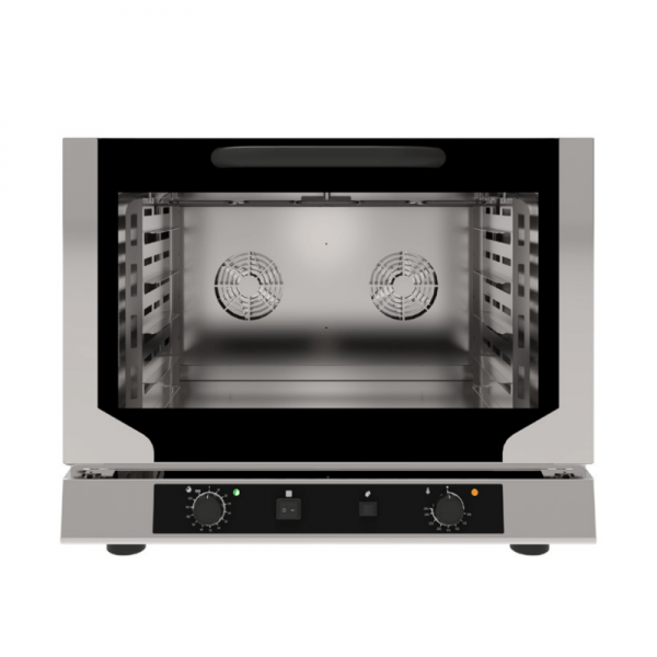 Forno elettrico ventilato a convezione con vapore indiretto e grill 4 teglie 60x40 cm