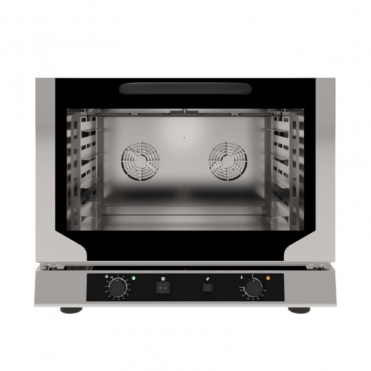Electric ventilated convection oven with indirect steam and grill 4 60x40 cm trays