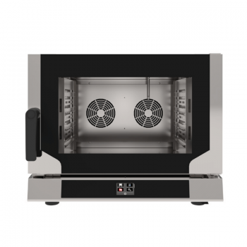 Four électrique à convection tactile avec vapeur, 4 plaques GN 1/1, ouverture latérale