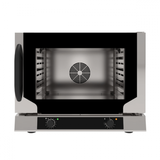 Electric ventilated convection oven, 4 60x40 cm trays, side opening