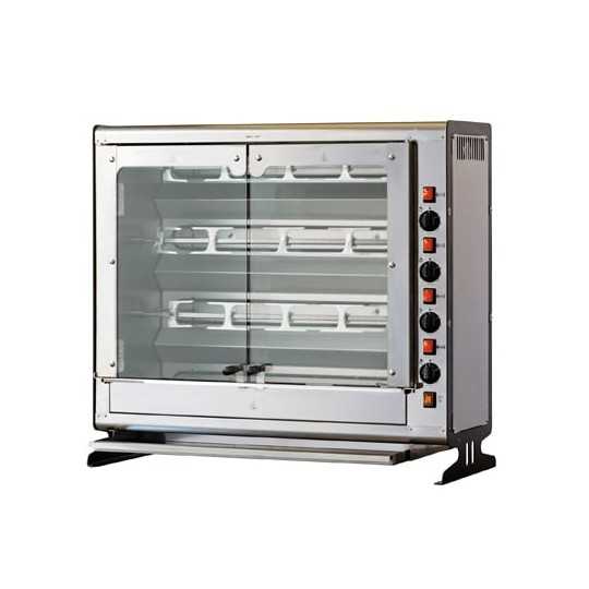 24 chicken rotisserie with 4 rods Elba series