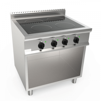 Cucina a induzione 4 zone cottura su vano profondità 70 cm