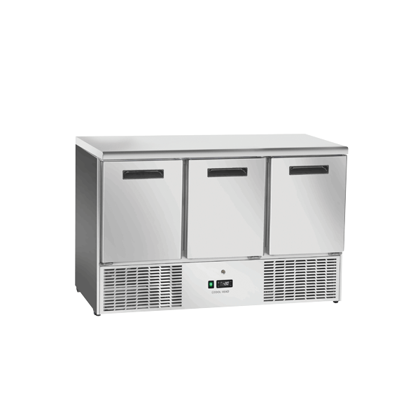 Saladette freezer 3 door | 136.5 x 70 x 88 H cm