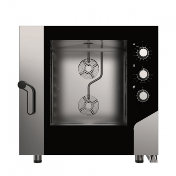 Four combiné vapeur à convection électromécanique électrique avec 6 plaques 60 x 40 cm