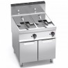 FRITEUSE À GAZ INDIRECTE SUR ARMOIRE - 18+18 LT