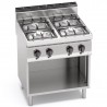 4 BURNERS GAS STOVE ON ECO POWER CABINET