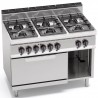 CUCINA A GAS 6 FUOCHI SU FORNO ELETTRICO 2/1